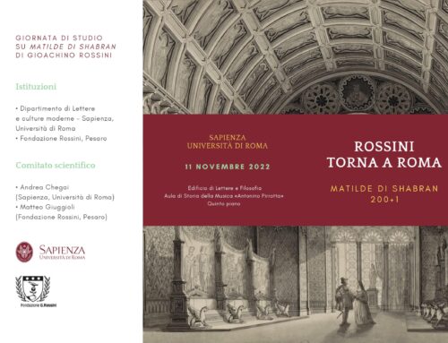 ROSSINI TORNA A ROMA – MATILDE DI SHABRAN 200+1