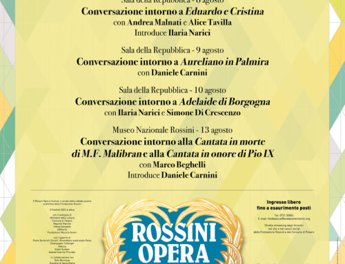 Incontri a cura della Fondazione Rossini (ROF 2023)